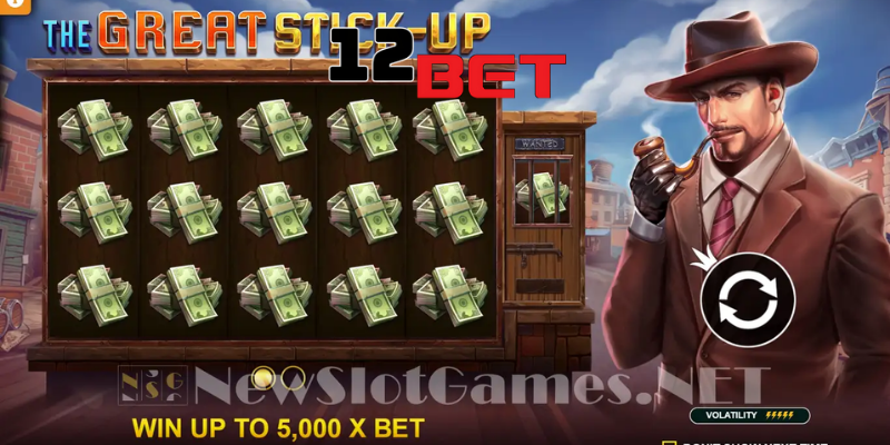 Các biểu tượng và tính năng của The Great Stick-Up 12Bet